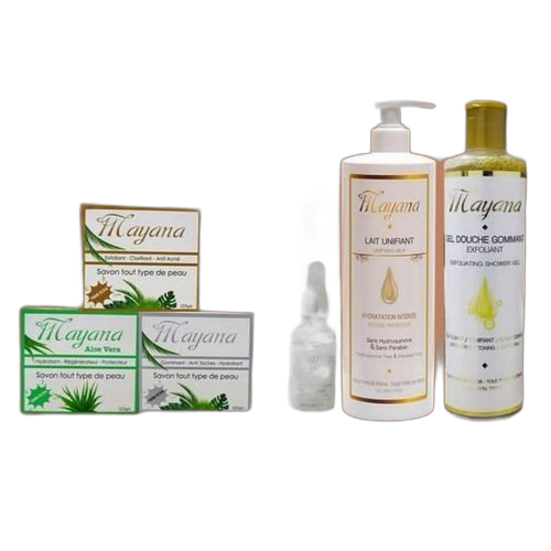 Ozentya authentique gamme completemayana 4 in 1 lait + 3 savons