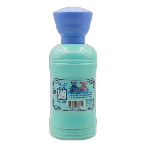 P'tit cheri talc bleu pour bébé 200g