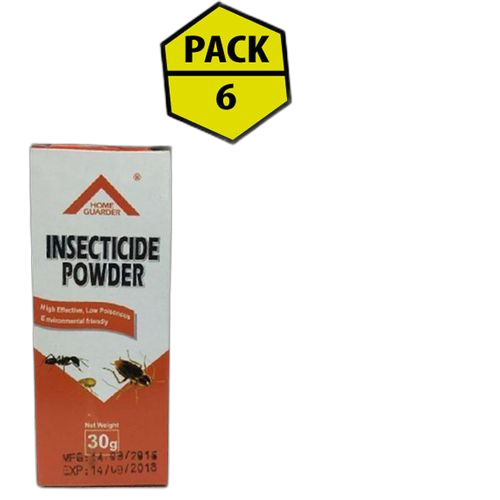 Pack 6 insecticide poudre 30 gr anti cafards et insectes rampants