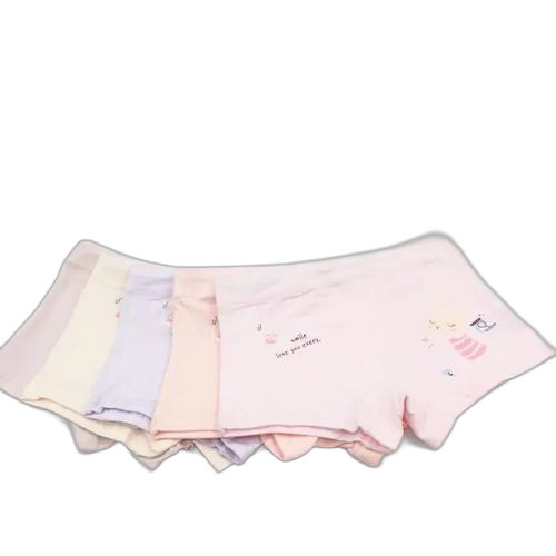 Pack de 12 boxers fillettes coton