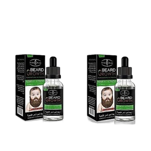 Pack de 2 huiles pousse barbe 30 ml