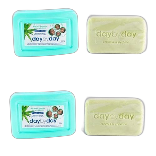 Pack de 2 savons de toilette aloe vera daybyday 200g