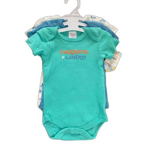 Pack de 3 barboteuse bébé garçon à manche courte