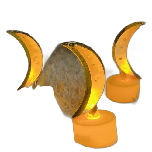 Pack de 3 bougie led pour deco ramadan