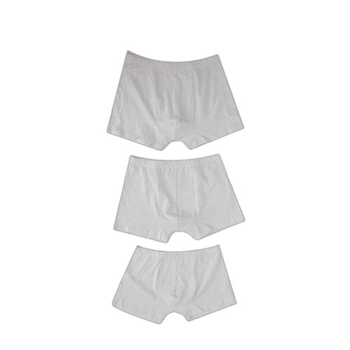 Pack de 3 caleçons blanc unique taille unique