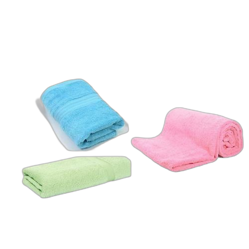 Pack de 3 mini serviettes de bain 100% coton