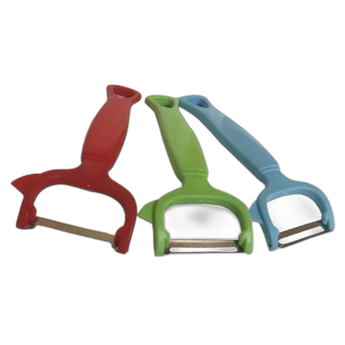 Pack de 3 éplucheurs légumes rouge/vert/bleu