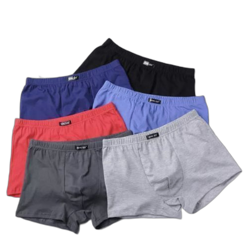 Pack de 6 caleçons ultra doux mulicolore