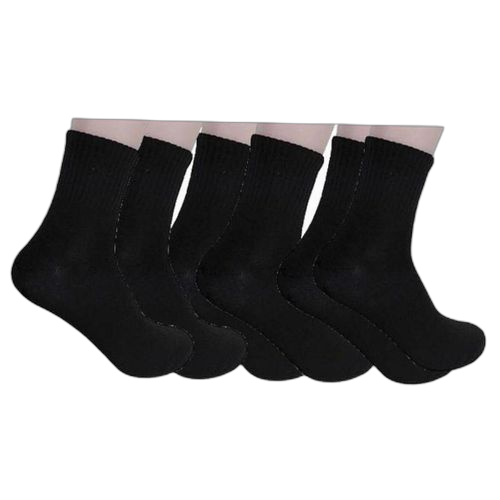 Pack de 6 chaussettes noir
