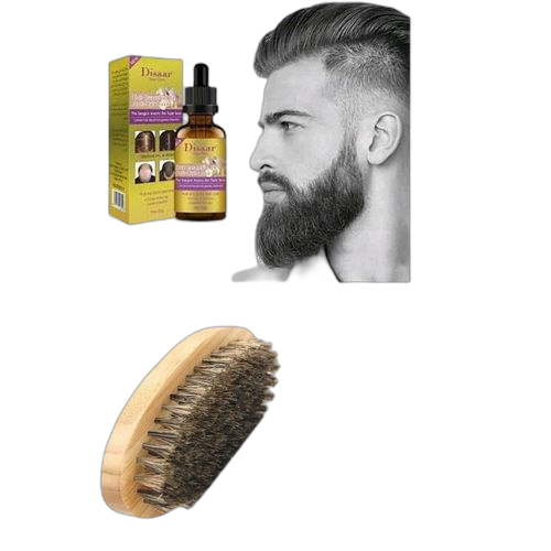 Pack de huile zéro + brosse number onepour barbe