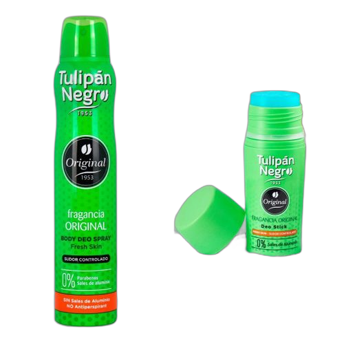 Pack de stick déodorant et deodorant tulipan negro