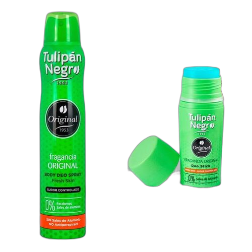 Pack deodorant et stick deodorant tulipan