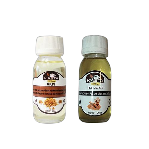 Pack grossissant huile fenugrec 30ml + huile akpi 30ml