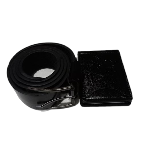 Pack portefeuille noir + ceinture noire (q1+)