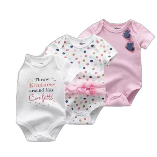 Packs de 3 vêtements bébé fille