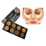 Palette de maquillage face contour 8 couleurs+ 6 eponge blender