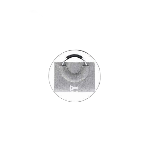 Panier à linge de grande capacité, sac rangement pour le linge, avec anneau, poignée aluminium, portable, pliable – Image 14