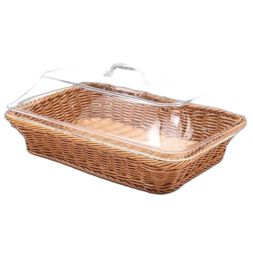 Panier pain avec couvert incassable