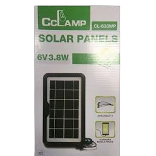 Panneau solaire avec câble pour charger portable 6v 3.8w