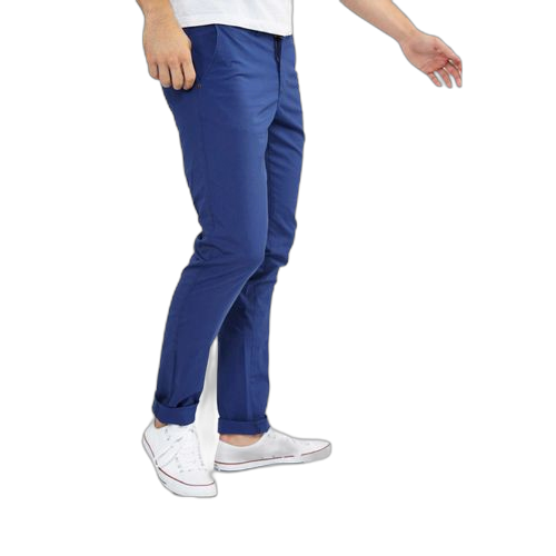 Pantalon chino homme bleu