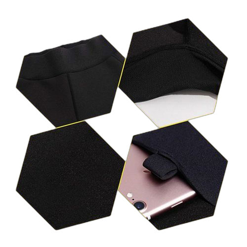 Pantalon de sudation sauna pour homme, legging capri brûleur de graisse, short en polymère pour modelage du corps, pantalon de yoga athlétique, amincissant le ventre – Image 7