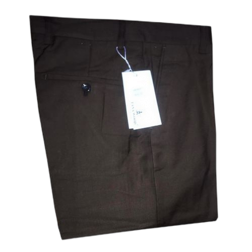 Pantalon super cent coupe droite marron foncé