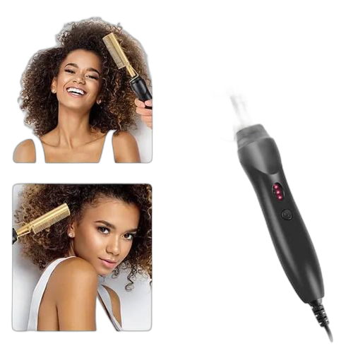 Peigne lisseur chauffante pour cheveux, fer à lisser, brosse à lisser