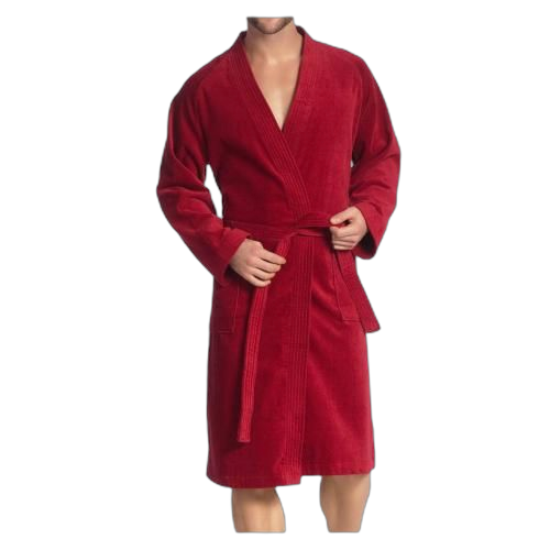 Peignoir unisexe en coton doux et absorbant bl