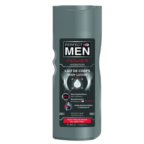 Perfect man lot de 3 laits de corps perfect men power hydratation 400ml