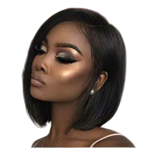 Perruque femme cheveux courts côté bob – Image 3