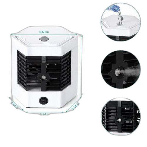 Petit mini ventilateur de refroidissement portable blanc