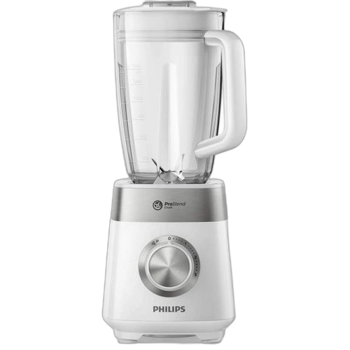 Philips mixeur problend 2 litres 800w 3 vitesses fonction d'impulsion blanc
