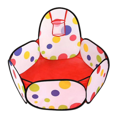 Piscine a balle pour enfant_grande pop up ball pit pliable et portable jouetsrouge