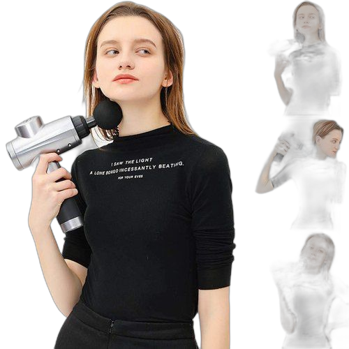 Pistolet de massage facial et musculaire masseur de tissus profonds – Image 4