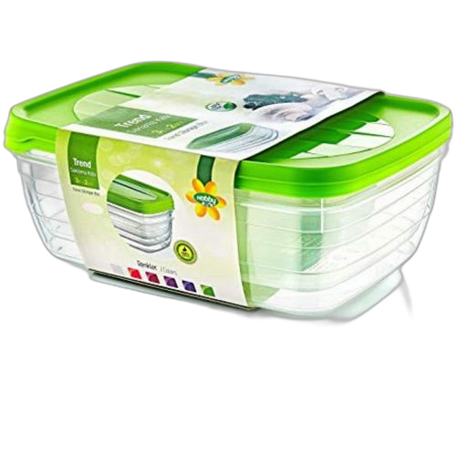 Plast boîte rectangulaire plastique multicolore