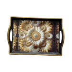 Plateau de service rectangulaire de haute qualité turque 29 x 21