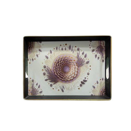Plateau de service rectangulaire de haute qualité turque 40 x 32