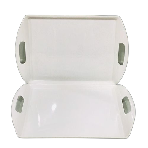 Plateau de service rectangulaire en plastique