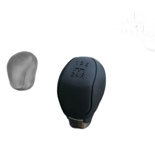 Pommeau de levier vitesse automobile en silicone noir, accessoires intérieurs