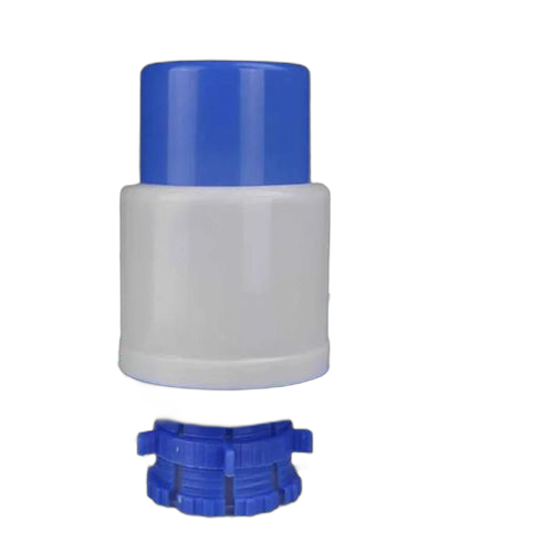 Pompe à eau manuel bleu blanc.