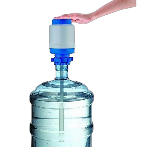 Pompe à eau manuelle 10l bleu blanc