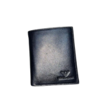 Portefeuille en cuir noir