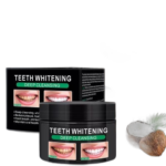 Poudre de charbon de coco de blanchiment des dents 60ml