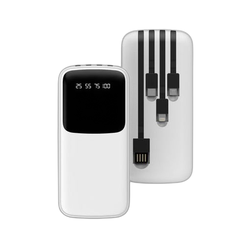 Power bank grande capacité 10000mah portable mince alimentation mobile