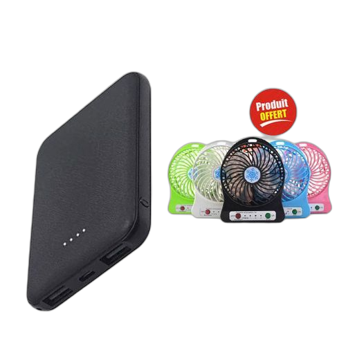 Powerbank smart pour smartphones 5000mah flyght (+ventilo offert)