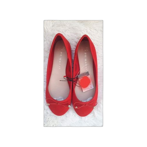 Primark ballerine avec nœud rouge