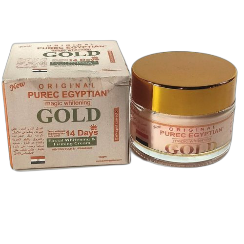 Purec egyptian magic whitening gold cream facial