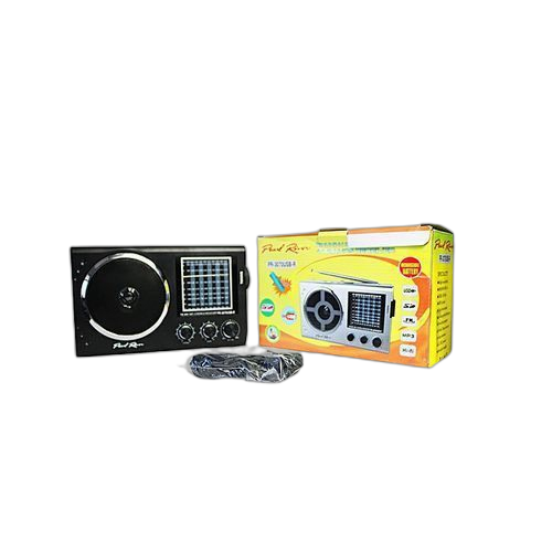 Radio fm rechargeable port usb mp3 carte / tf alimentation piles