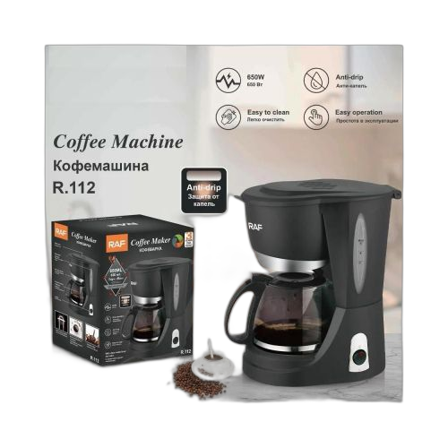 Raf machine à café électrique raf capacité 650ml tsv