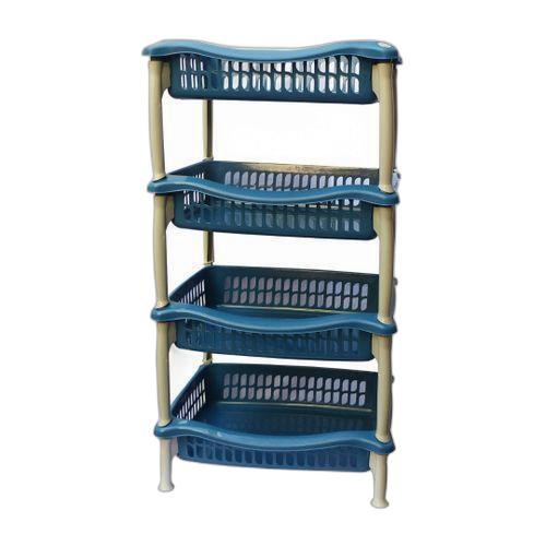 Rangement cuisine 4 étagères en plastique aleatoire